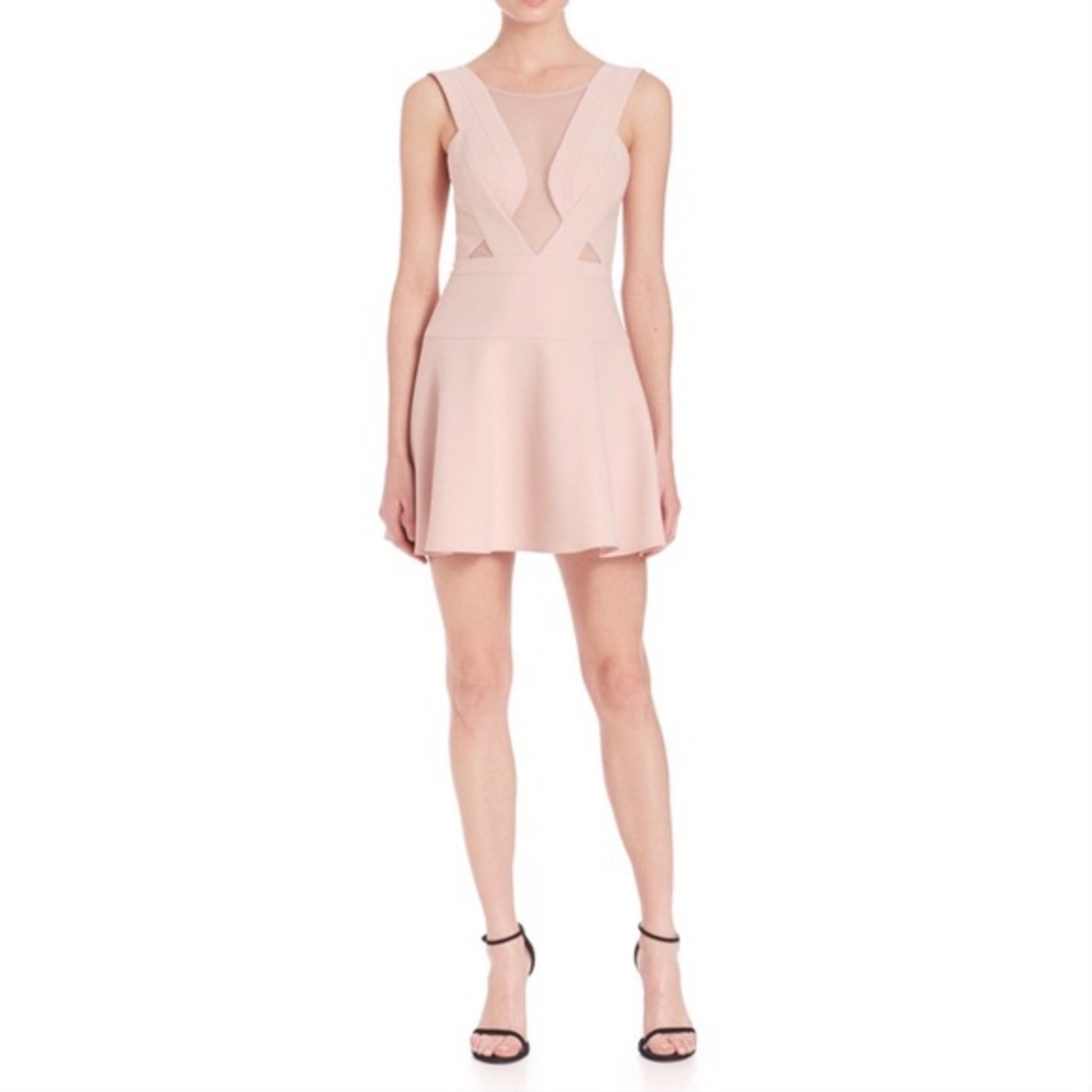 BCBGMaxAzria Britney Dress In Tearose - Picture 1 of 8